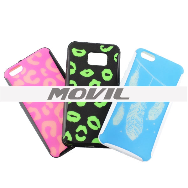 NP-2582 Funda de silicona con diseno fluorescente para Huawei Honor 4 X-4